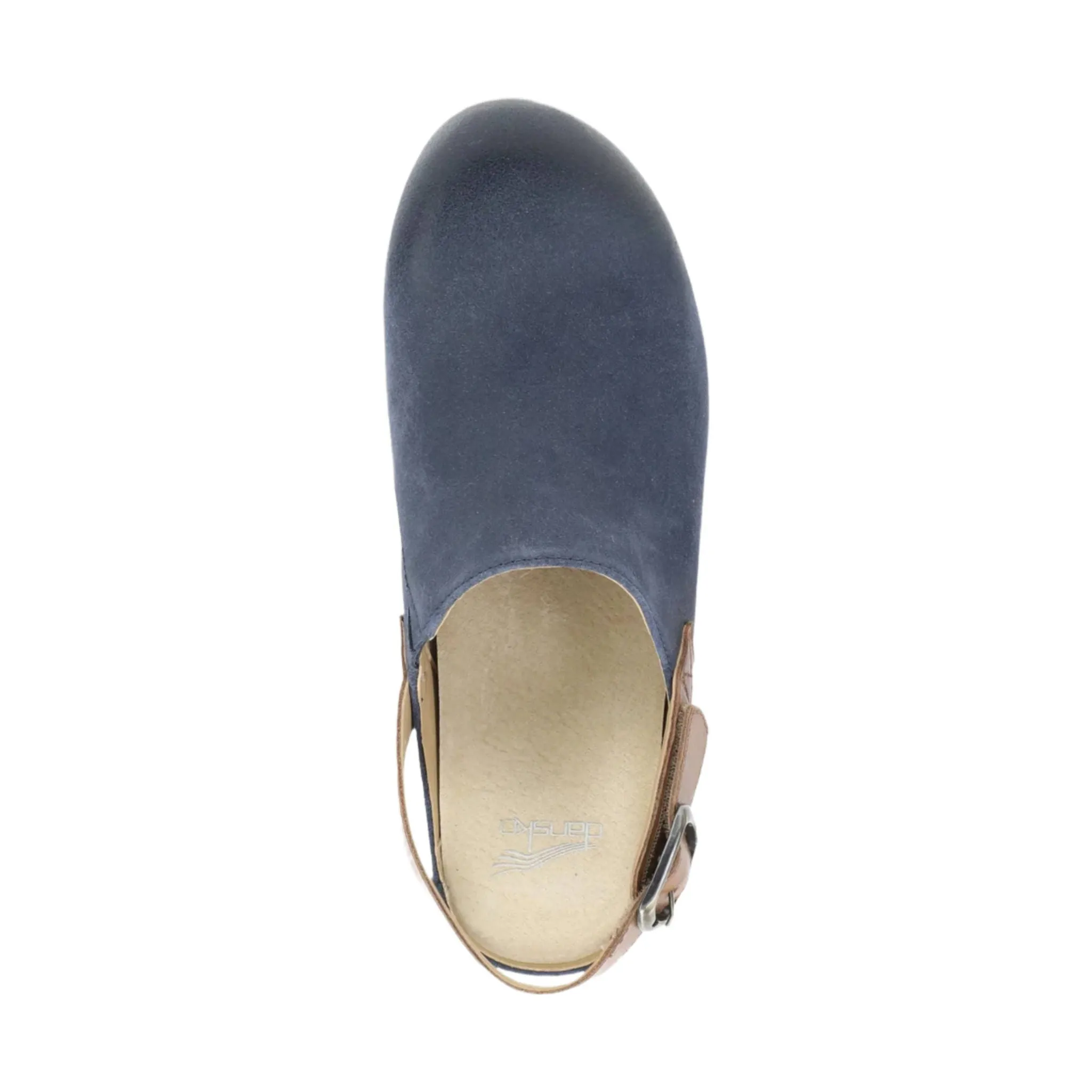 Dansko Women's Merrin Shoes - Blue Burnished Suede Mule