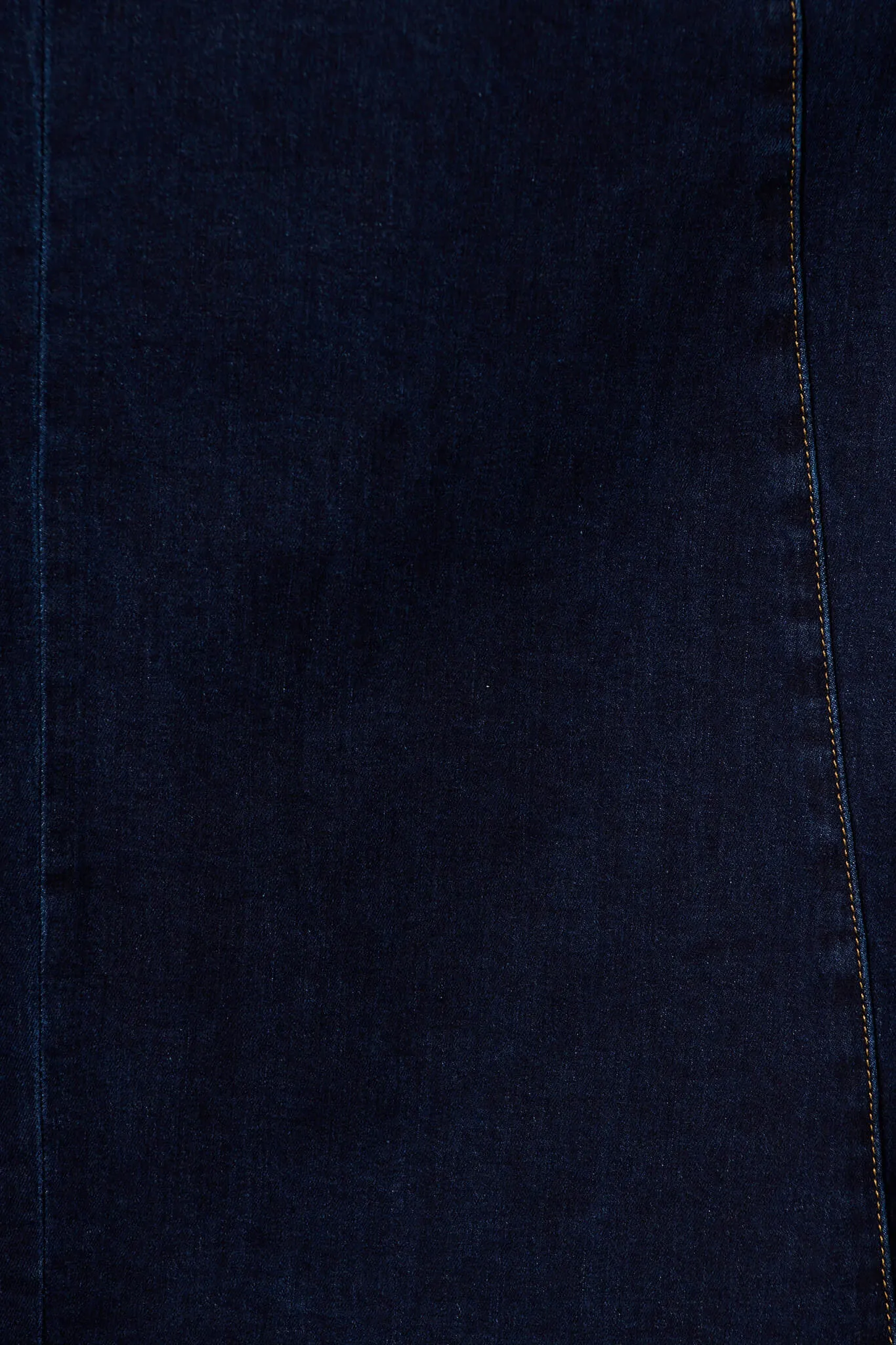 Dark Blue Denim Midi Dress by Adrianna