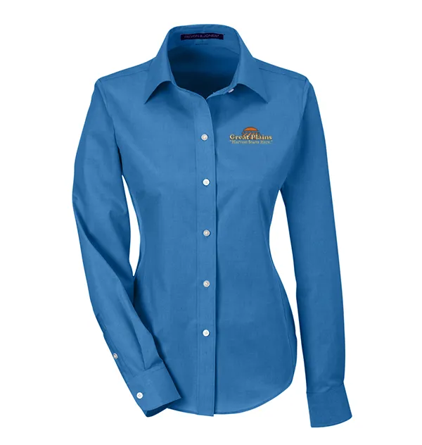 Devon & Jones Ladies' Crown Woven Collection™ Solid Oxford