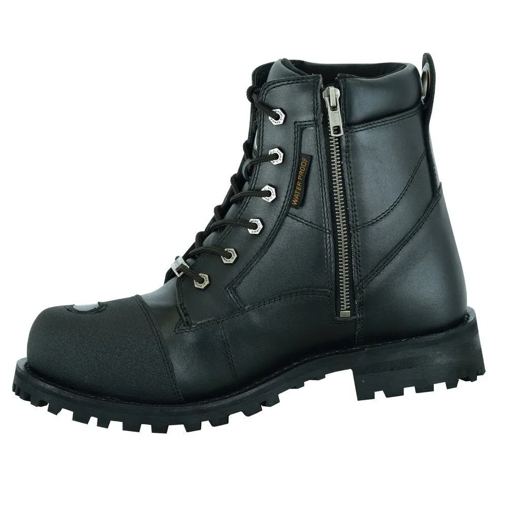 DS Men's Side Zipper Waterproof Ankle Protection Boots