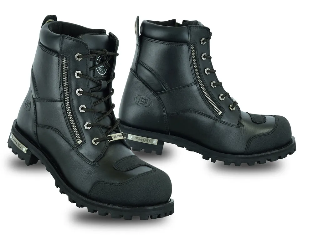 DS Men's Side Zipper Waterproof Ankle Protection Boots