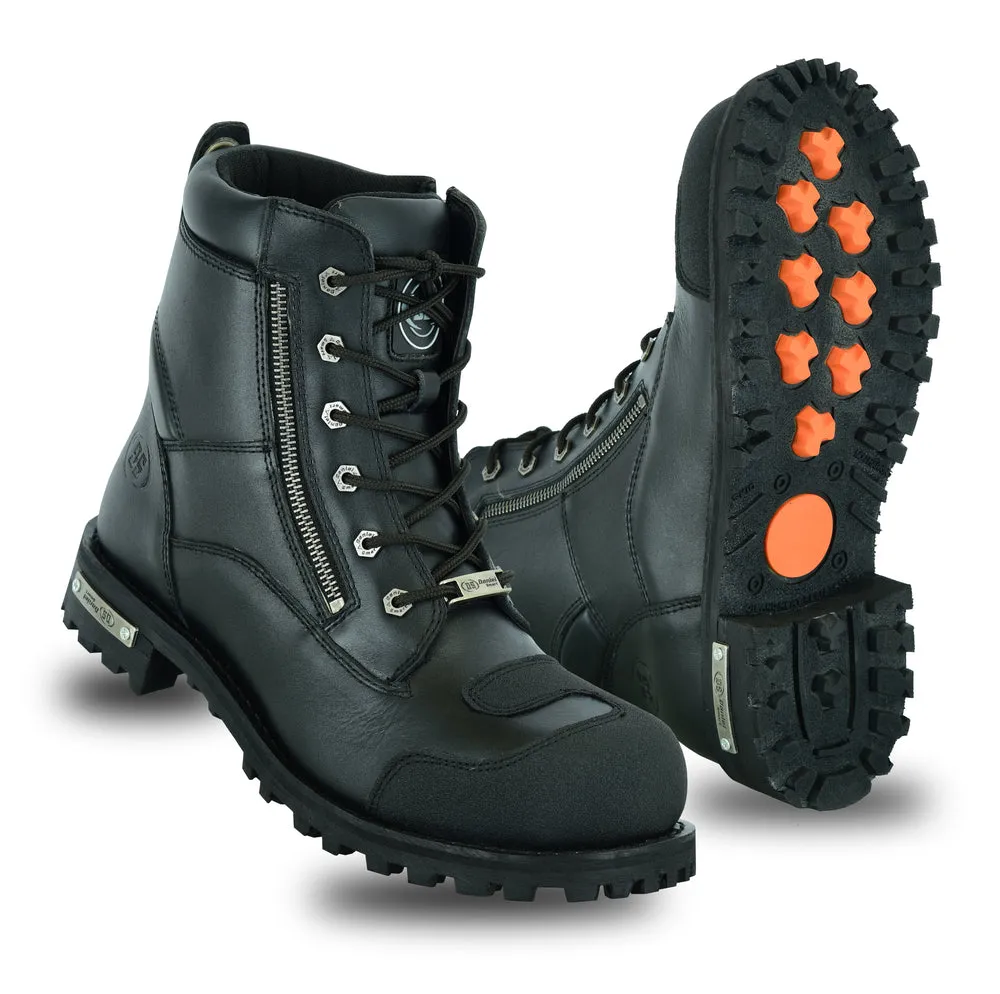 DS Men's Side Zipper Waterproof Ankle Protection Boots