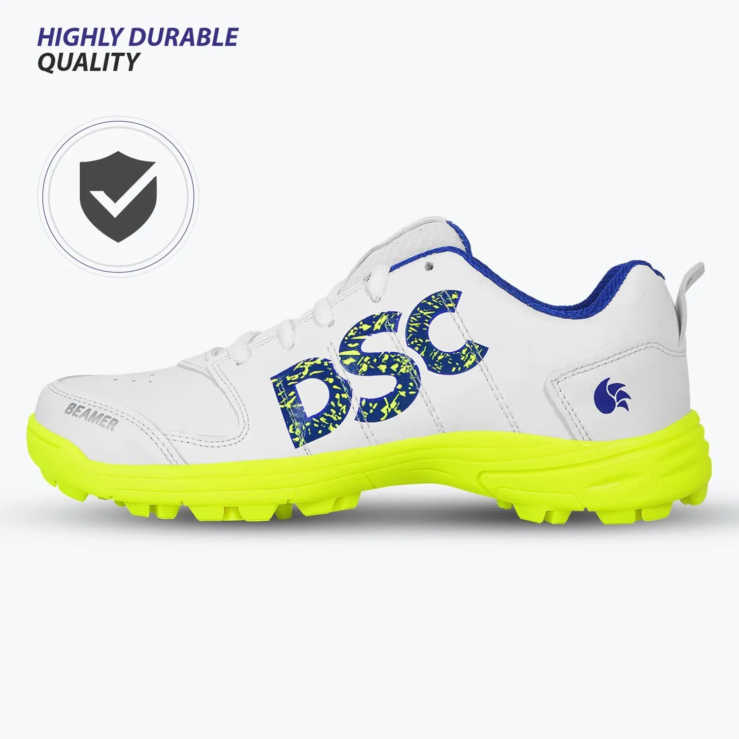 DSC Beamer Kid's Cricket Shoes | Lightweight, Durable & Comfortable Sports Shoes for Boys | Ideal for Cricket Practice & Matches