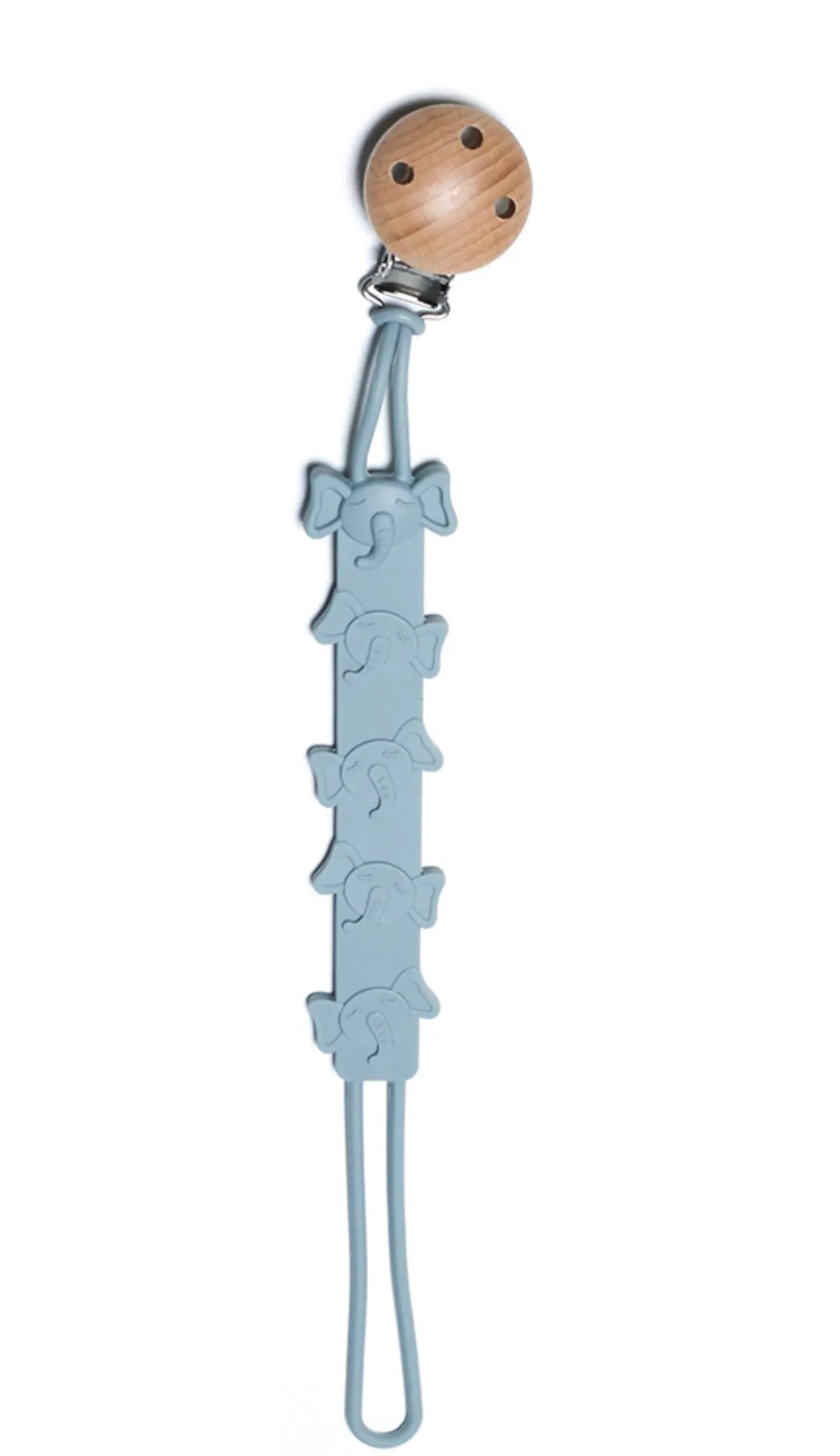 Elephant Teether/dummy strap