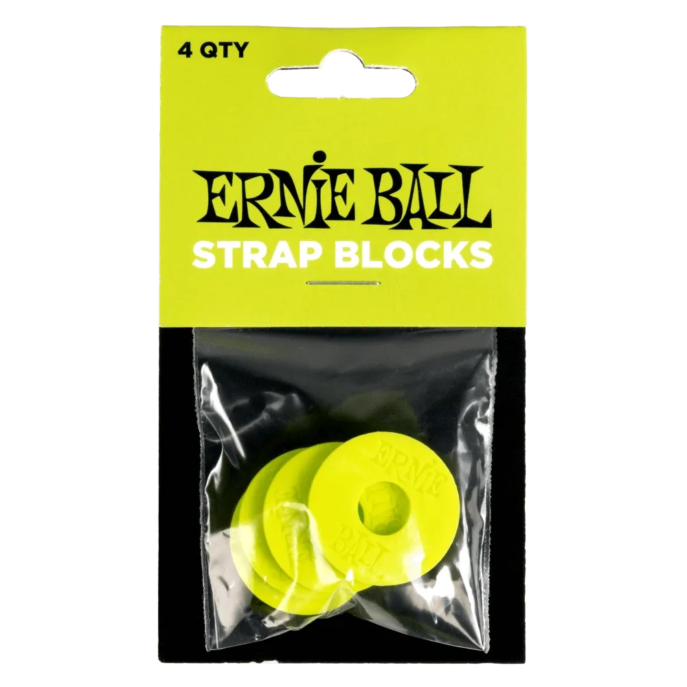 Ernie Ball Strap Blocks - 4 Pack - Various Colours