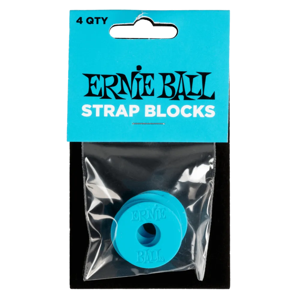 Ernie Ball Strap Blocks - 4 Pack - Various Colours