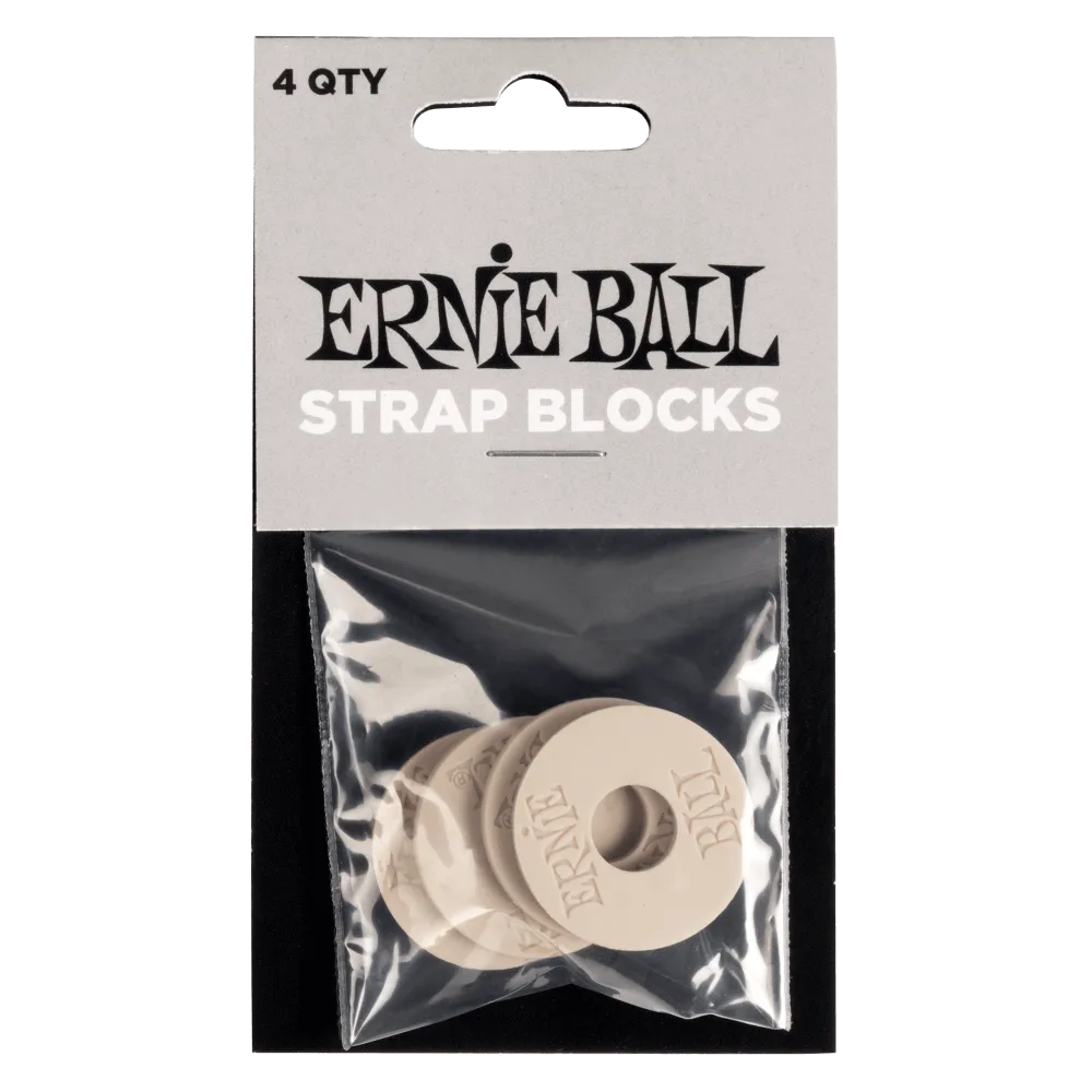 Ernie Ball Strap Blocks - 4 Pack - Various Colours