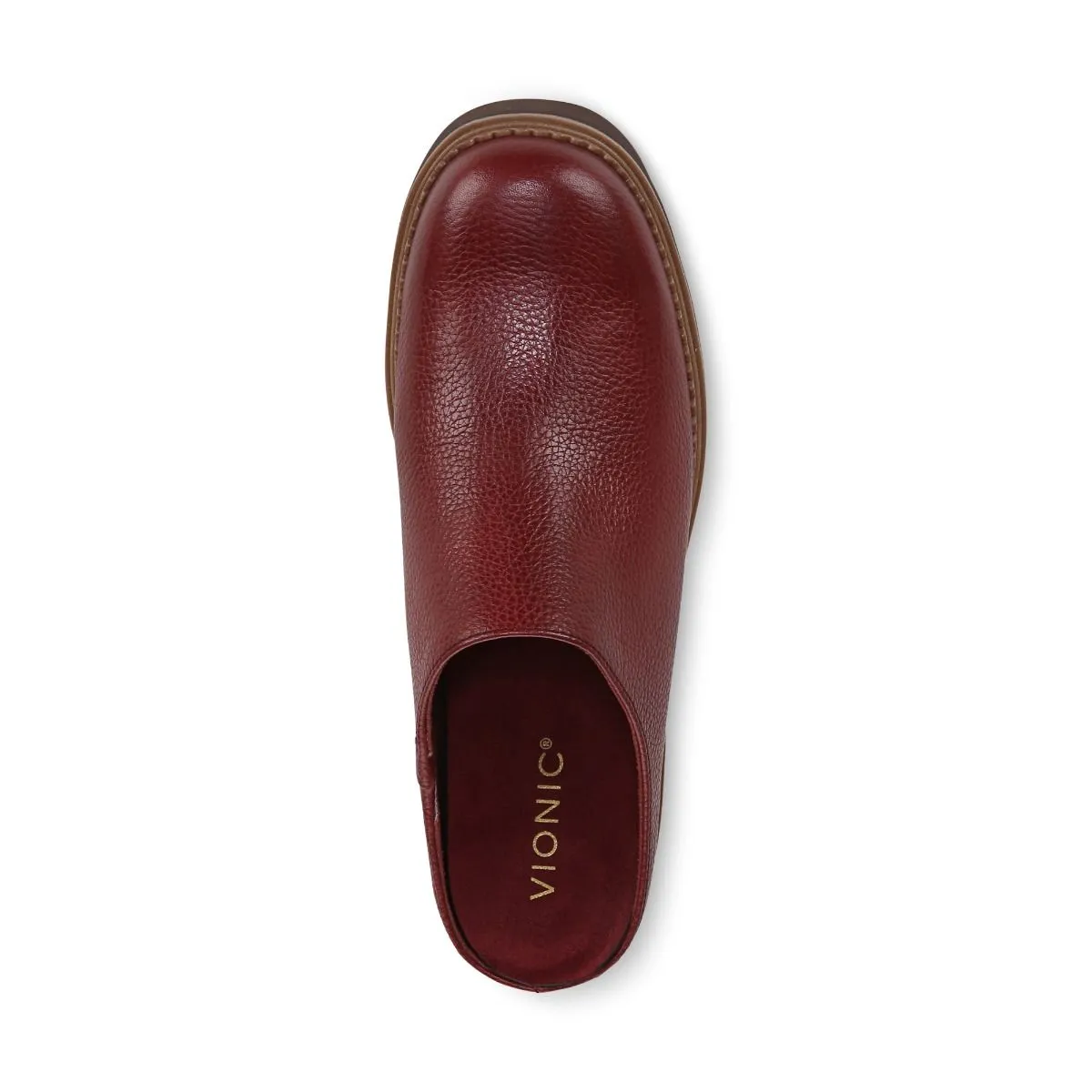 FAIRFAX  CLOG MULE - SYRAH LEATHER - J0793L1