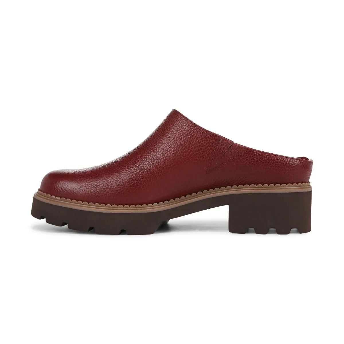 FAIRFAX  CLOG MULE - SYRAH LEATHER - J0793L1