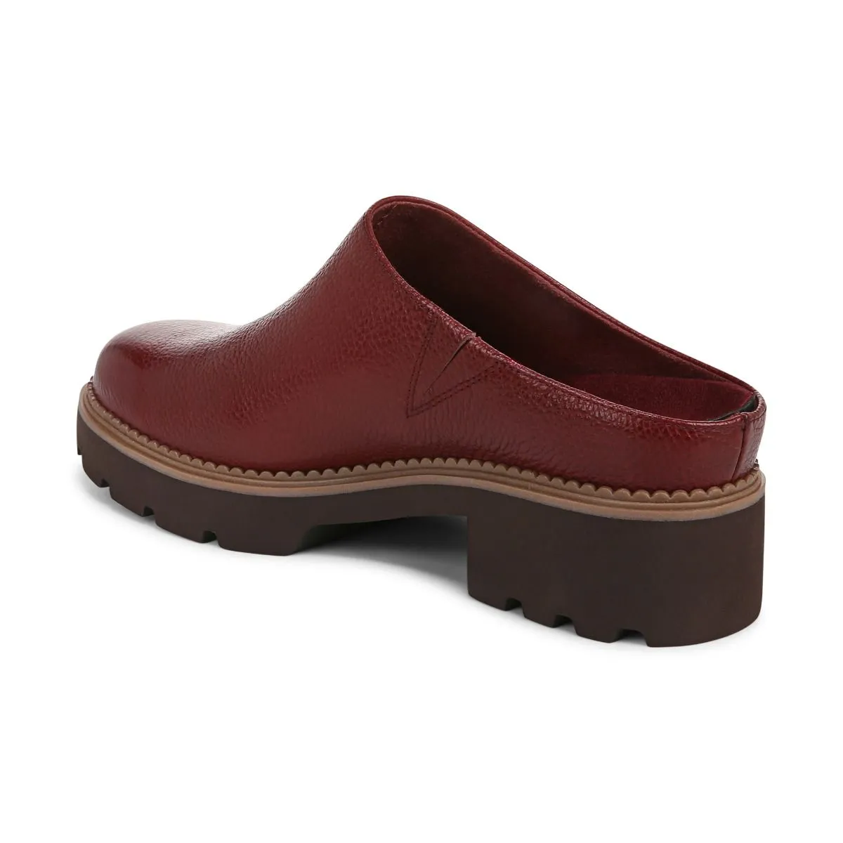 FAIRFAX  CLOG MULE - SYRAH LEATHER - J0793L1