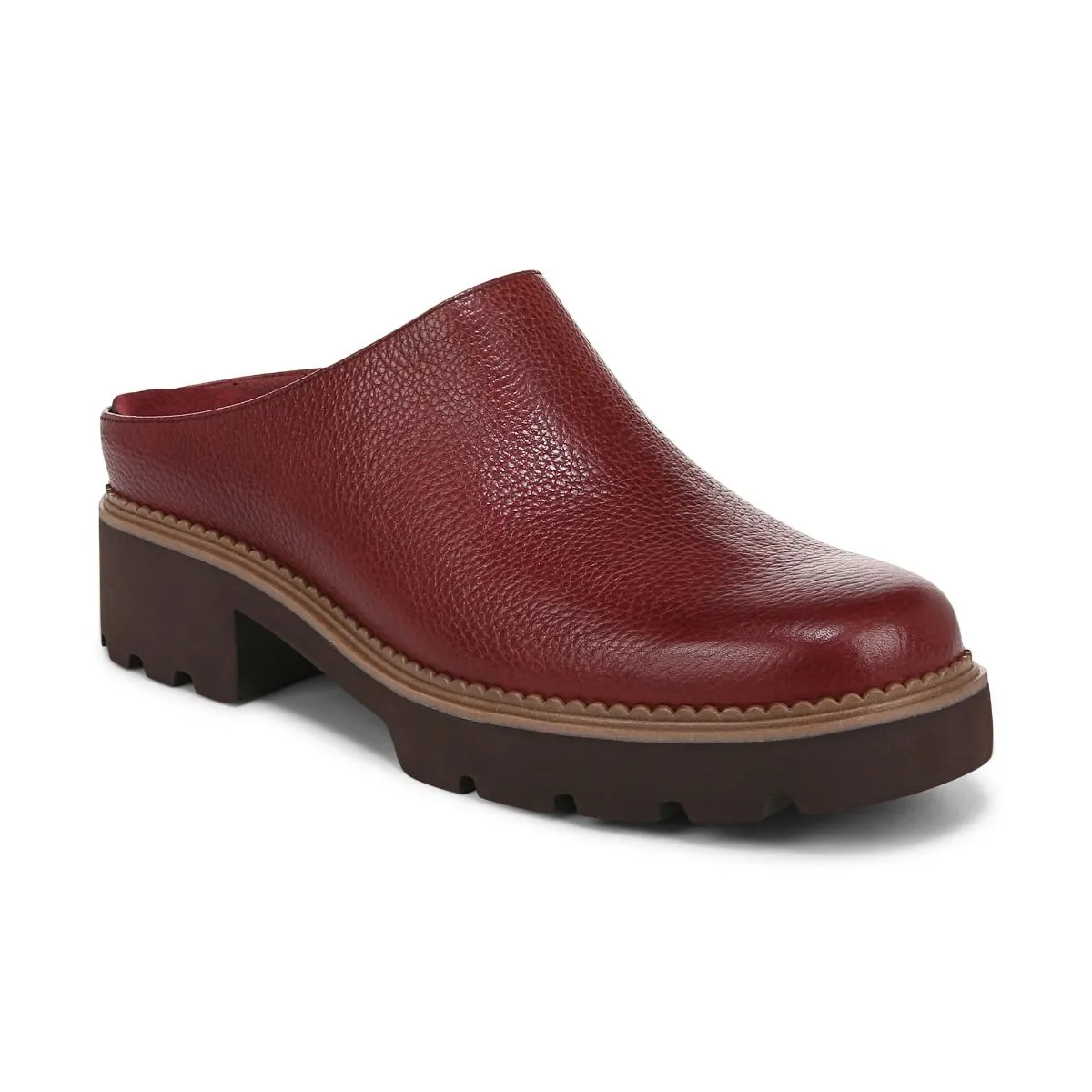 FAIRFAX  CLOG MULE - SYRAH LEATHER - J0793L1