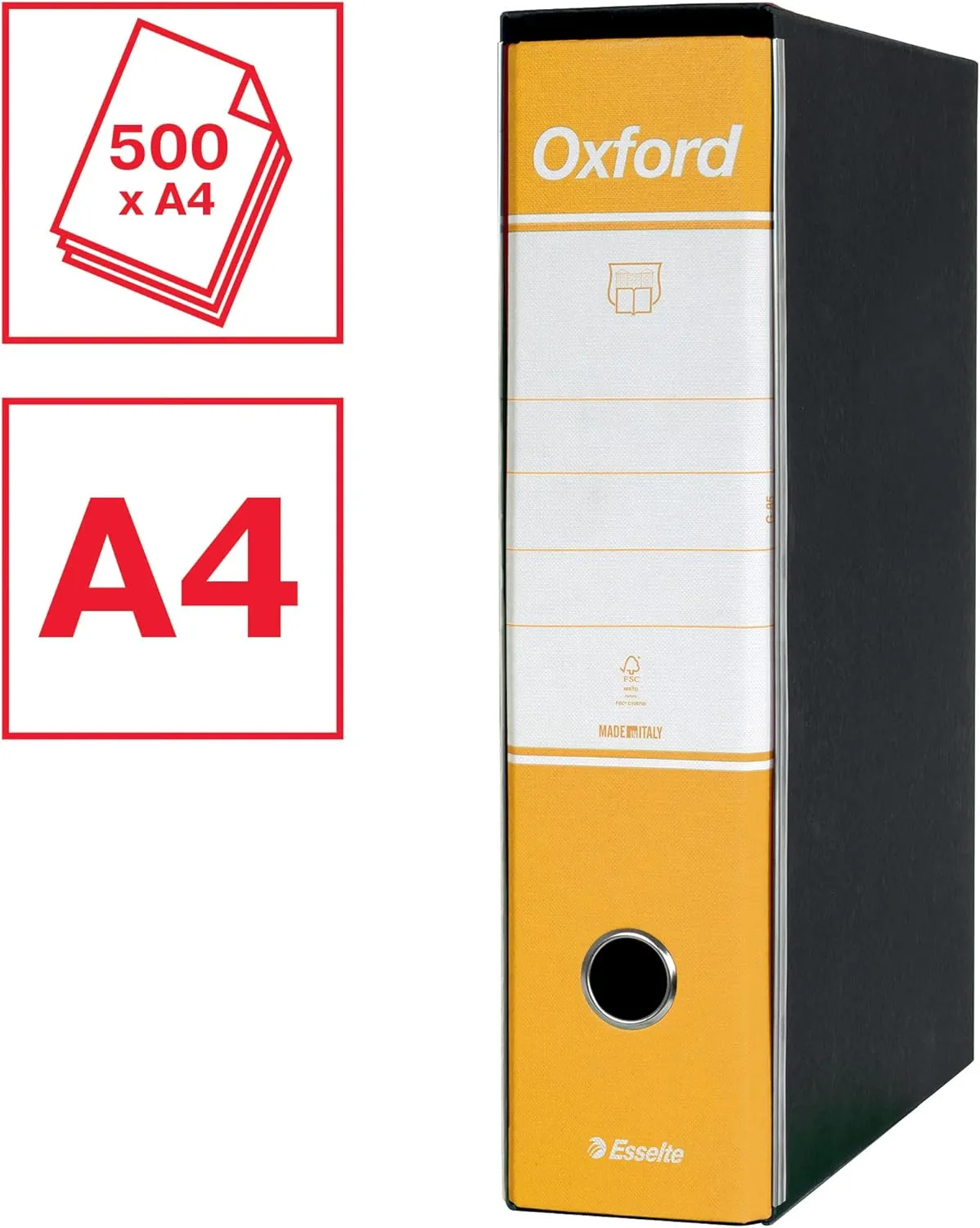 Faldone Oxford Giallo 35 x 28 cm / Dorso 8