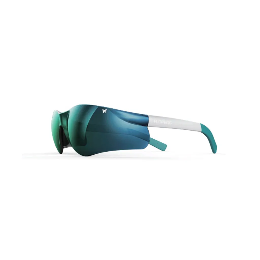 FLOPEDS | Kaya  / White /  Teal  / Blue Sunglasses