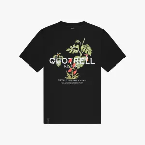 FLORAL T-SHIRT | BLACK/WHITE