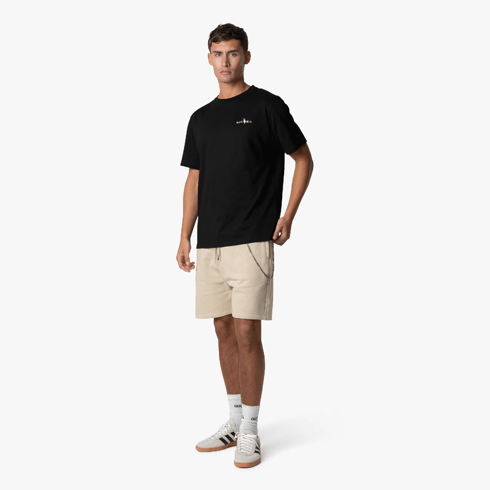 FLORAL T-SHIRT | BLACK/WHITE