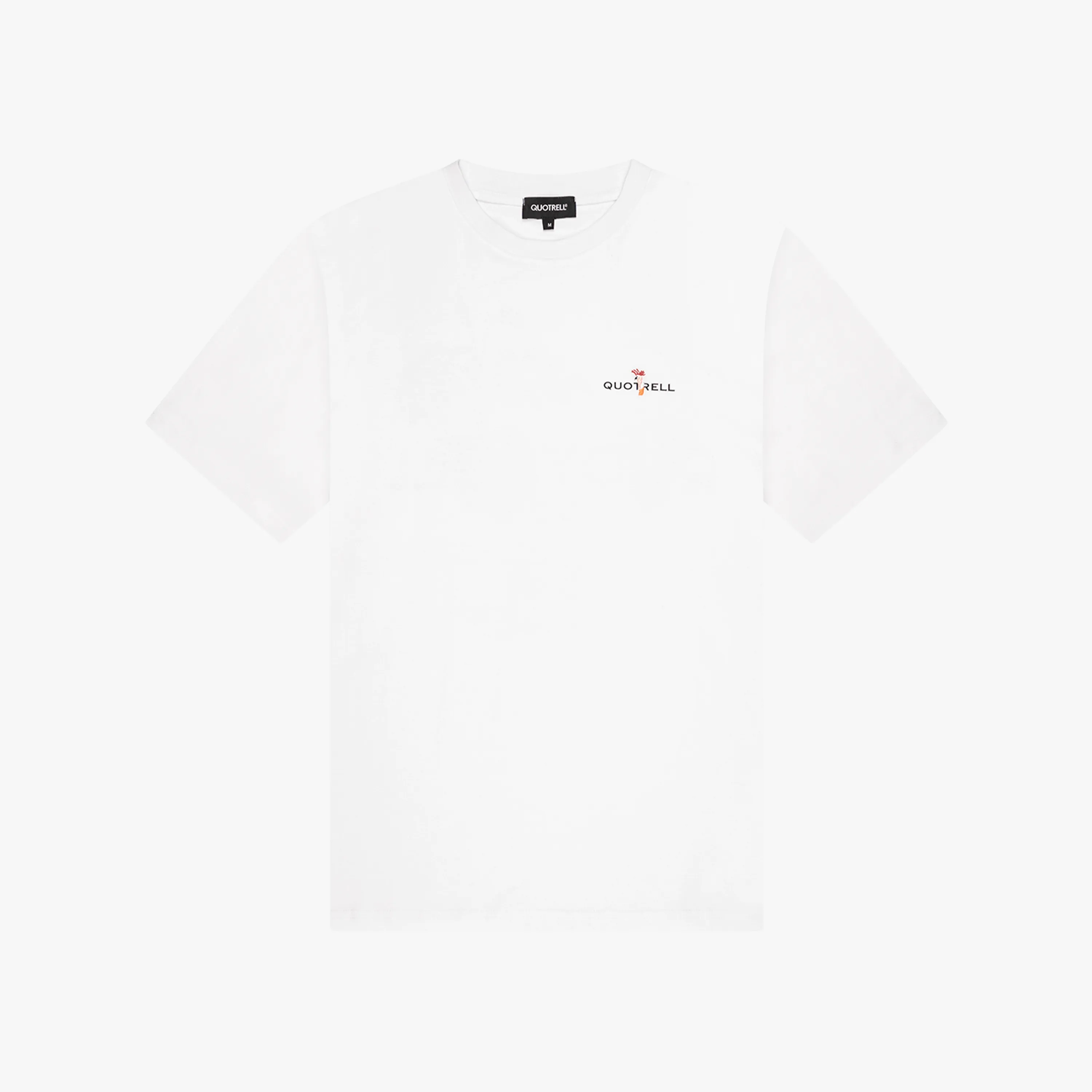FLORAL T-SHIRT | WHITE/BLACK