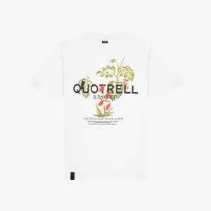 FLORAL T-SHIRT | WHITE/BLACK