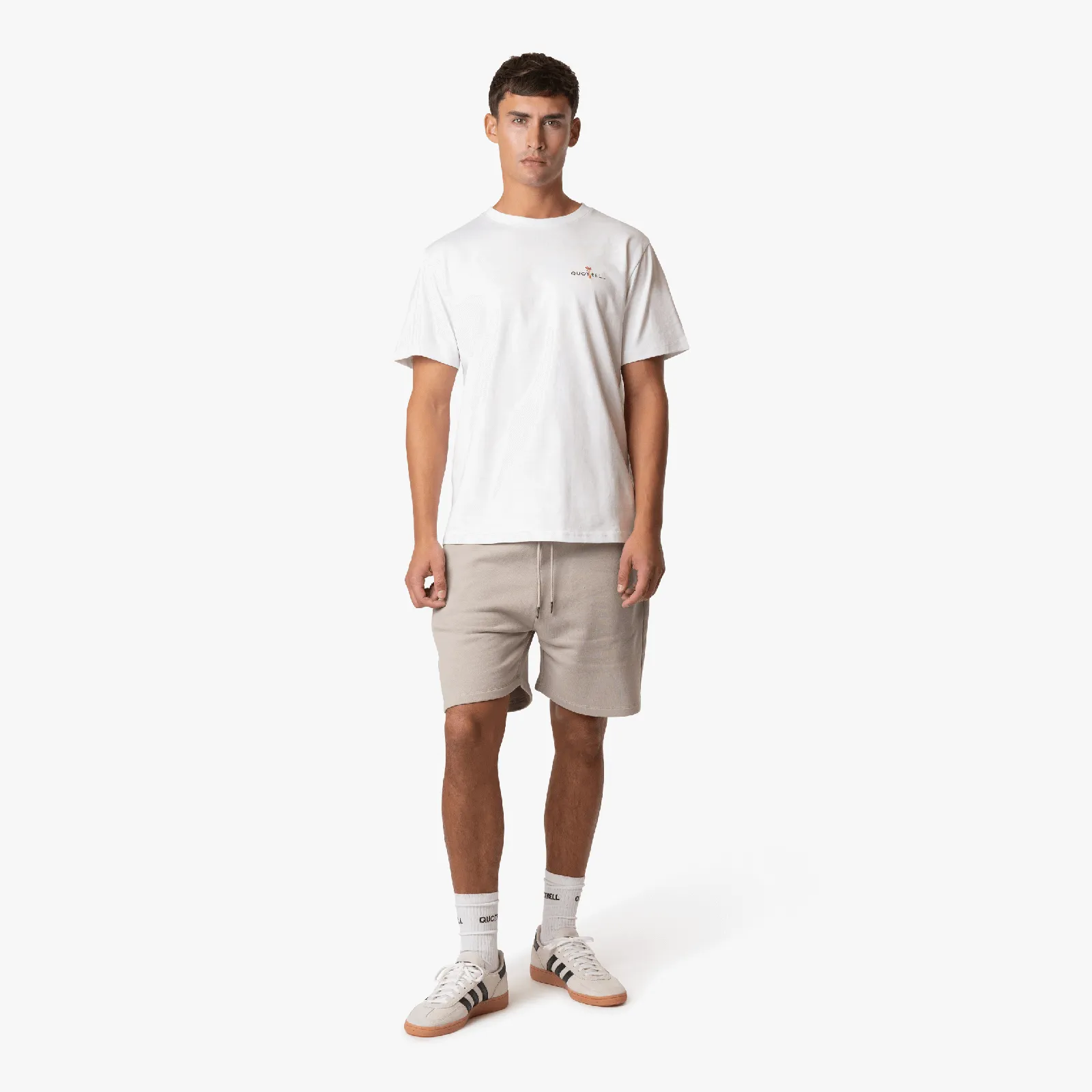 FLORAL T-SHIRT | WHITE/BLACK