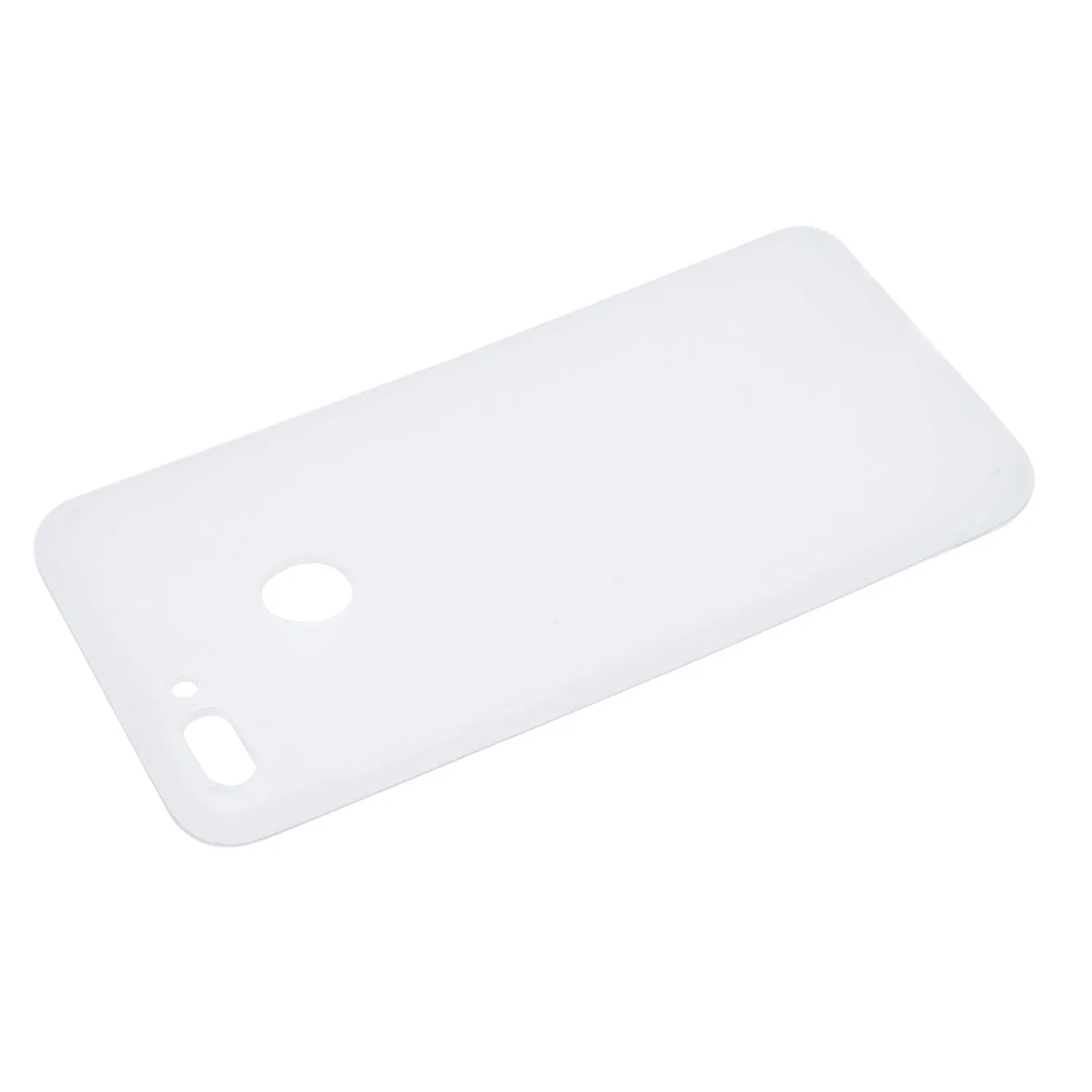 for HUAWEI Y9 2018 Lovely Candy Color Matte TPU Anti-scratch Non-slip Protective Cover Back Case white