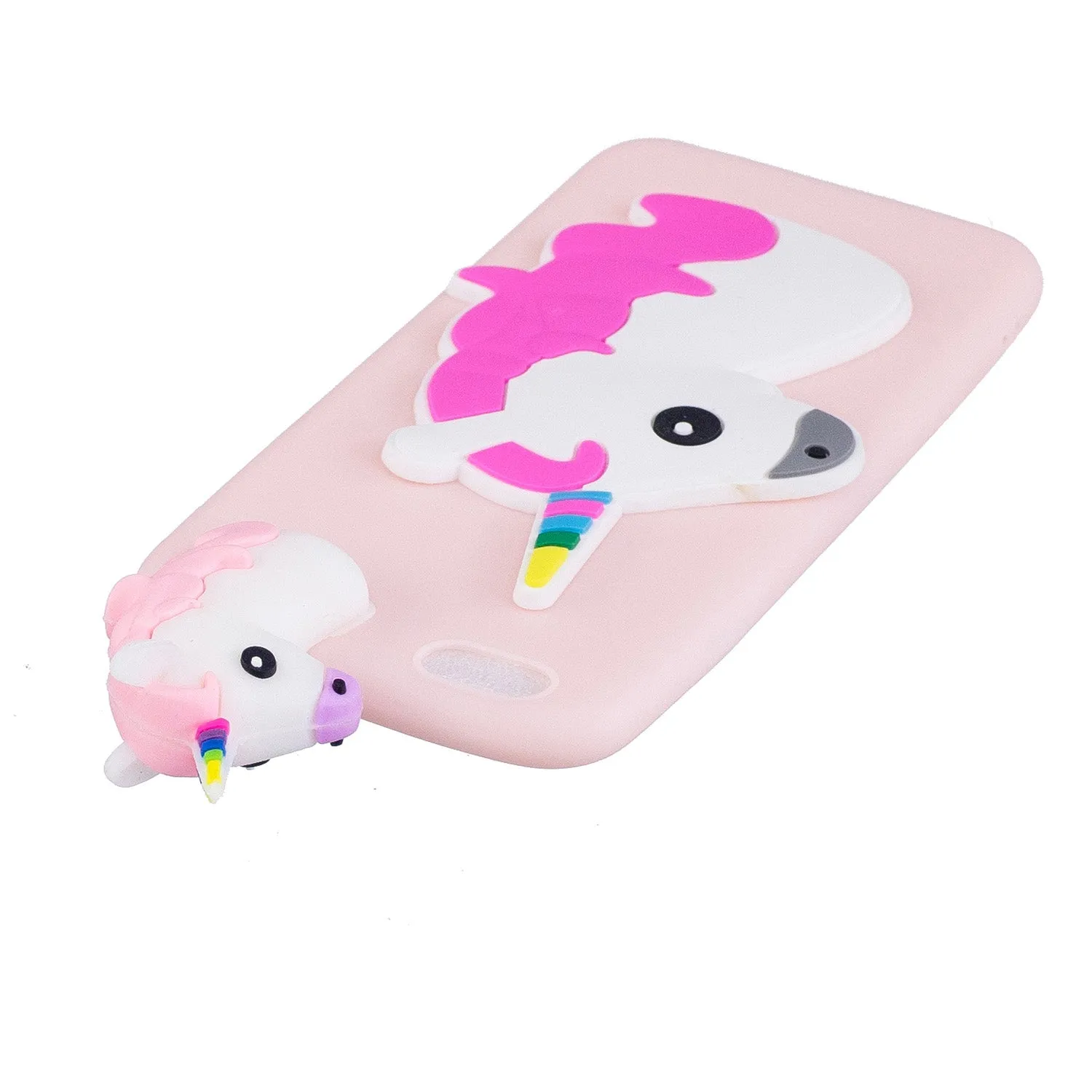 For iPhone 6/6S 3D Cute Cartoon Animal TPU Anti-scratch Non-slip Protective Cover Back Case Black panda