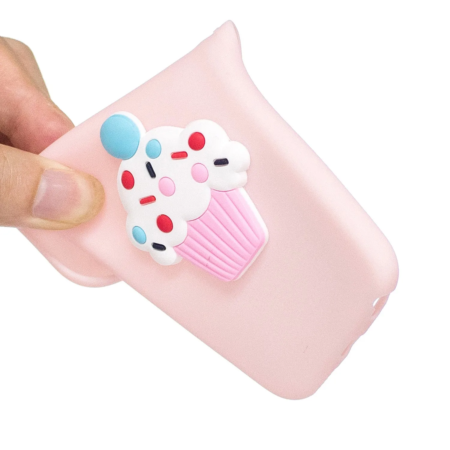 For iPhone 6/6S 3D Cute Cartoon Animal TPU Anti-scratch Non-slip Protective Cover Back Case Black panda