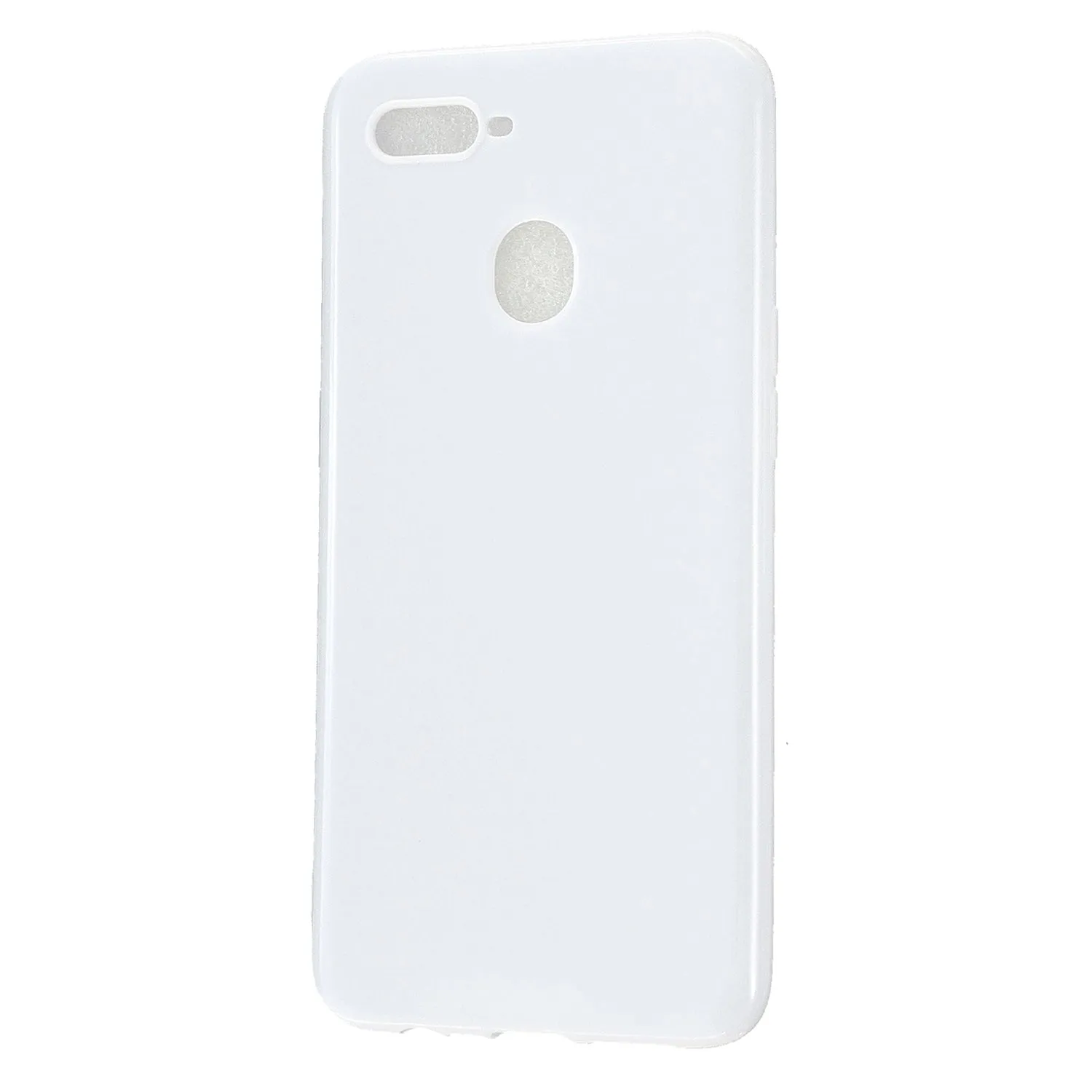 For OPPO A7/F9/F9 Pro Cellphone Cover Non-Slip Ultra Thin Silm Fit Easy Install Soft TPU Smartphone Shell Fluorescent green