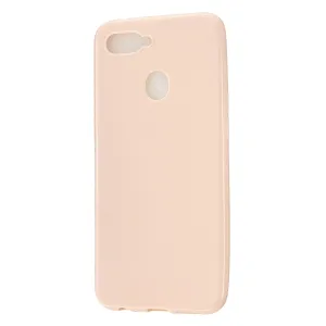 For OPPO A7/F9/F9 Pro Cellphone Cover Non-Slip Ultra Thin Silm Fit Easy Install Soft TPU Smartphone Shell Sakura pink