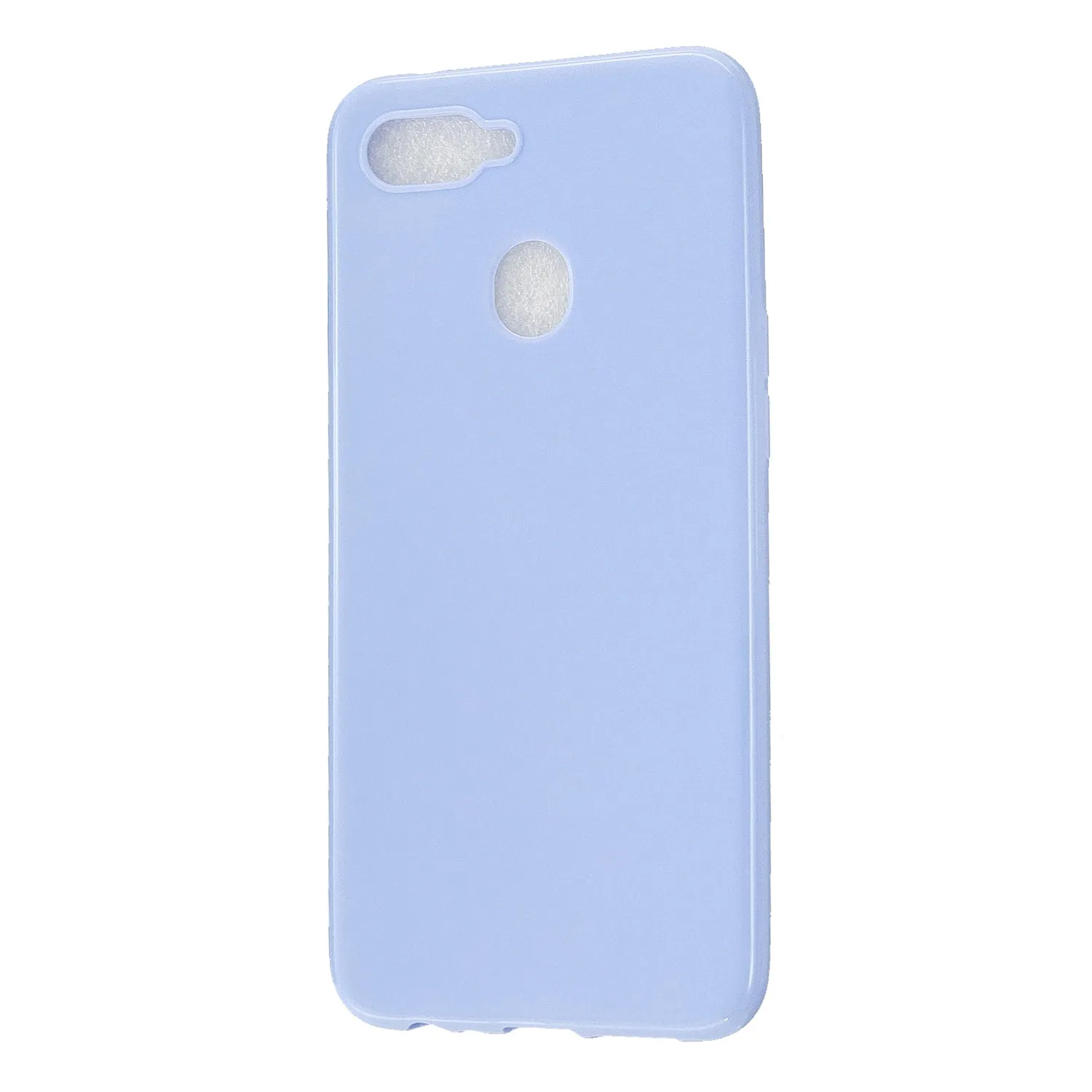 For OPPO A7/F9/F9 Pro Cellphone Cover Non-Slip Ultra Thin Silm Fit Easy Install Soft TPU Smartphone Shell Taro purple