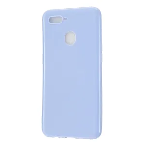 For OPPO A7/F9/F9 Pro Cellphone Cover Non-Slip Ultra Thin Silm Fit Easy Install Soft TPU Smartphone Shell Taro purple
