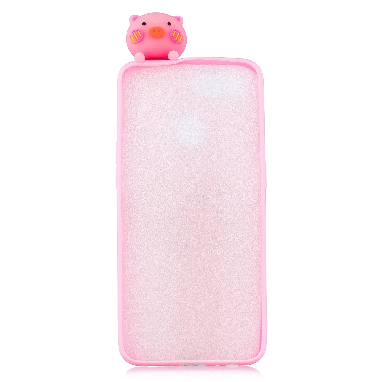 For OPPO F9/F9 PRO 3D Cute Coloured Painted Animal TPU Anti-scratch Non-slip Protective Cover Back Case Striped bear