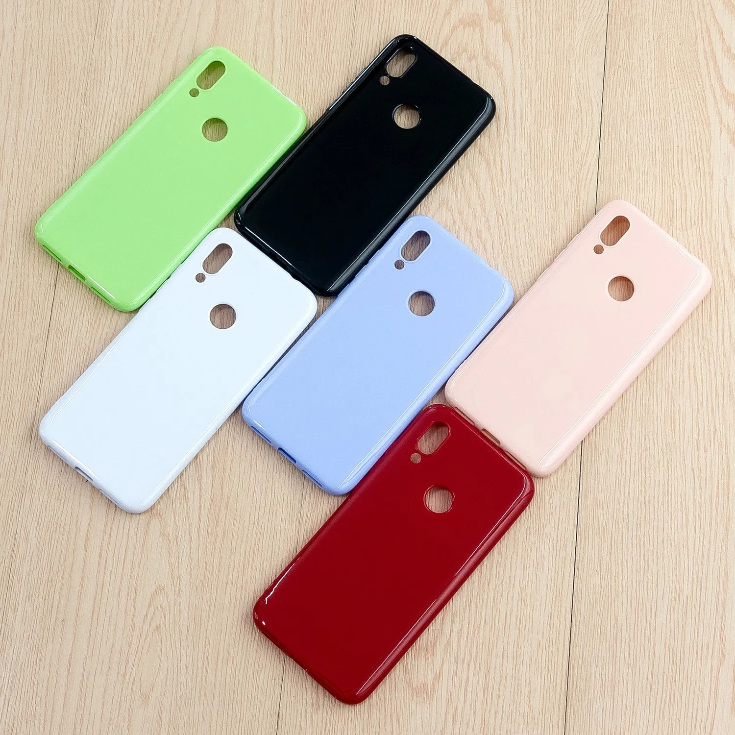 For Redmi 7/7A/Note 7/Note 7 Pro Cellphone Cover Overall Protection Soft TPU Anti-Slip Anti-Scratch Phone Case Milk white