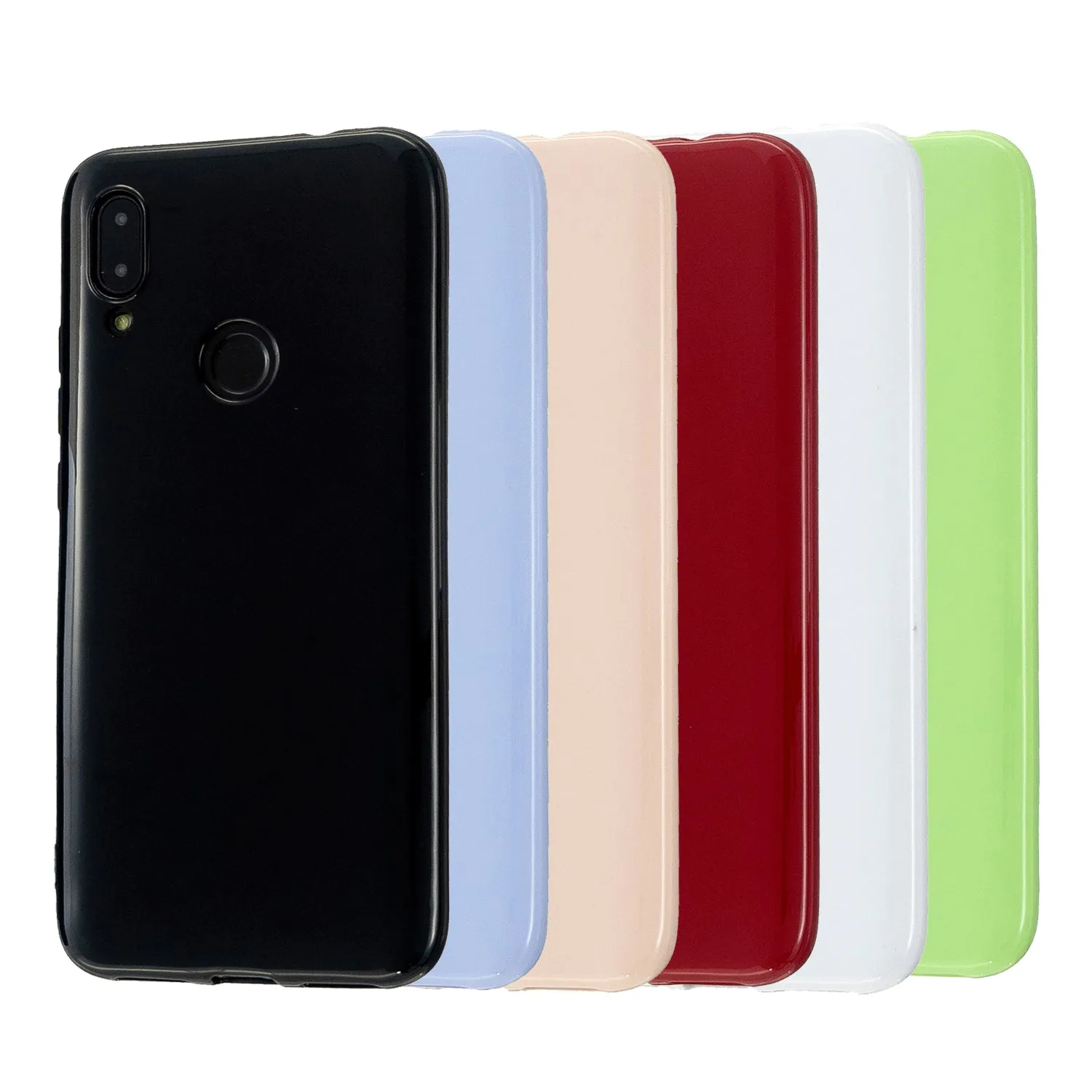 For Redmi 7/7A/Note 7/Note 7 Pro Cellphone Cover Overall Protection Soft TPU Anti-Slip Anti-Scratch Phone Case Milk white