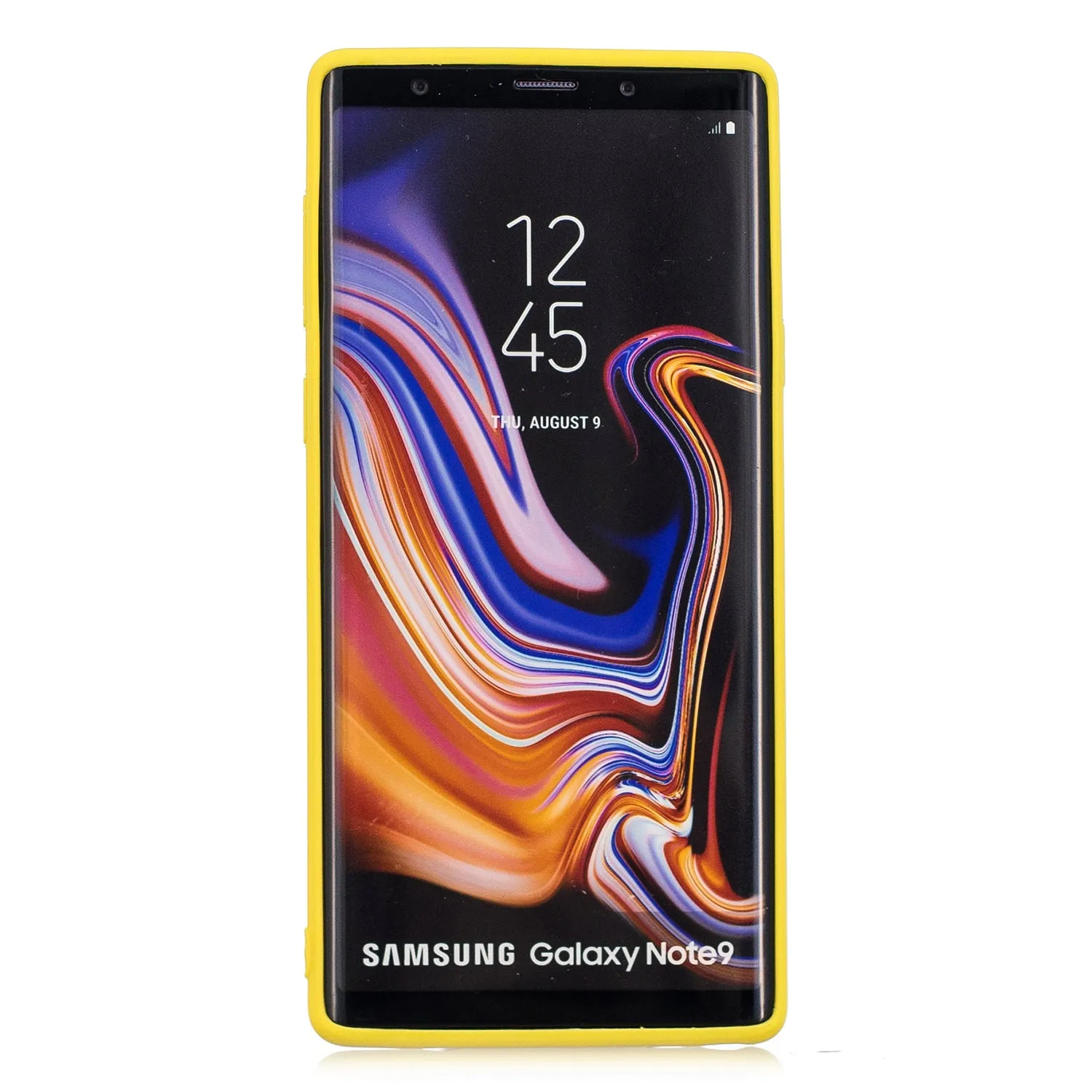 for Samsung NOTE 9 Cute Candy Color Matte TPU Anti-scratch Non-slip Protective Cover Back Case yellow