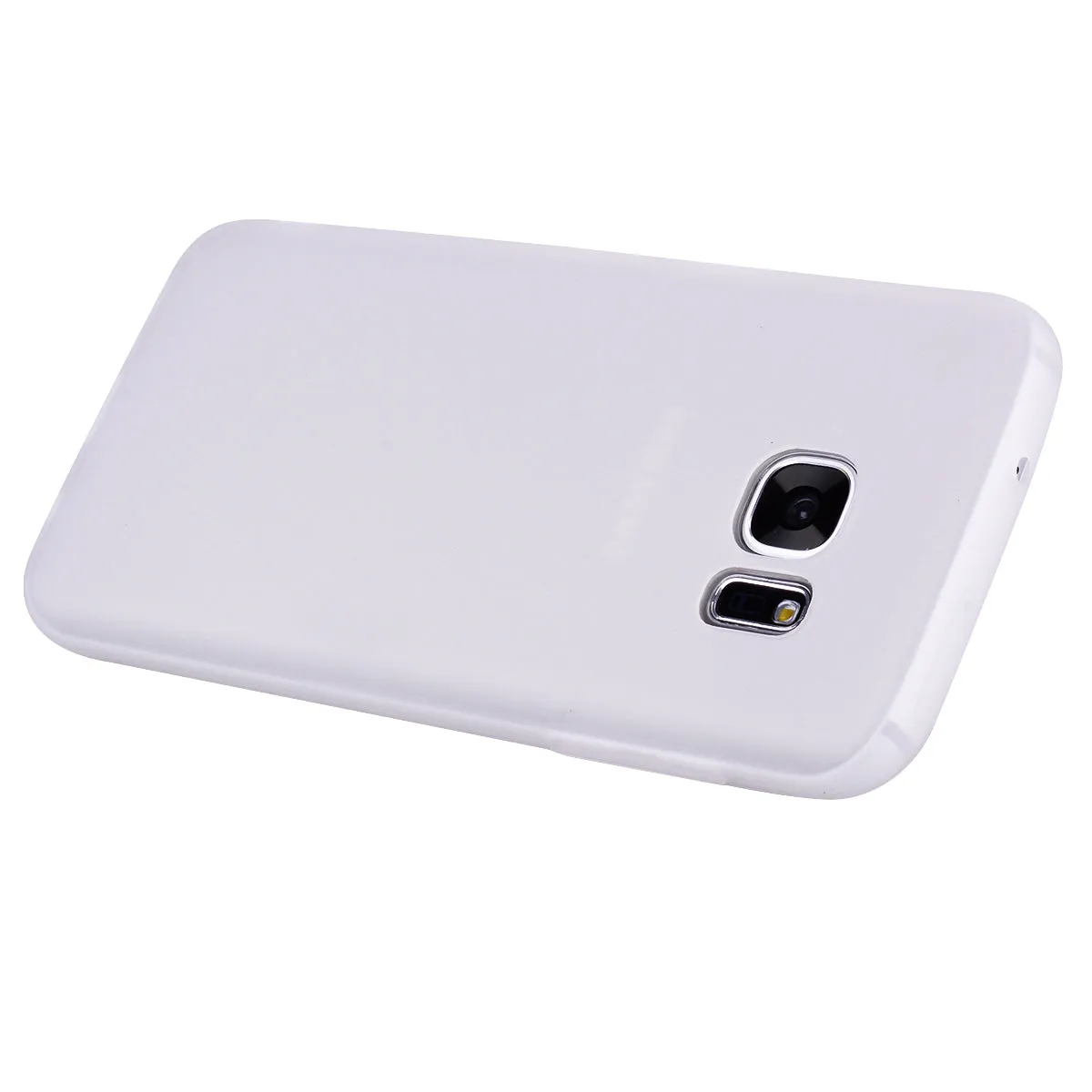for Samsung S7 Cute Candy Color Matte TPU Anti-scratch Non-slip Protective Cover Back Case white