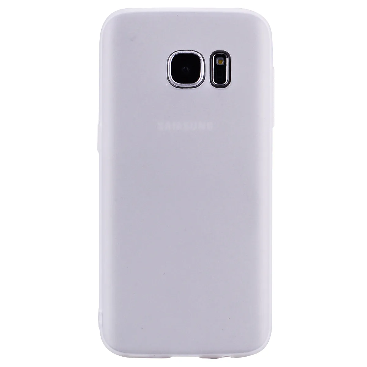 for Samsung S7 Cute Candy Color Matte TPU Anti-scratch Non-slip Protective Cover Back Case white