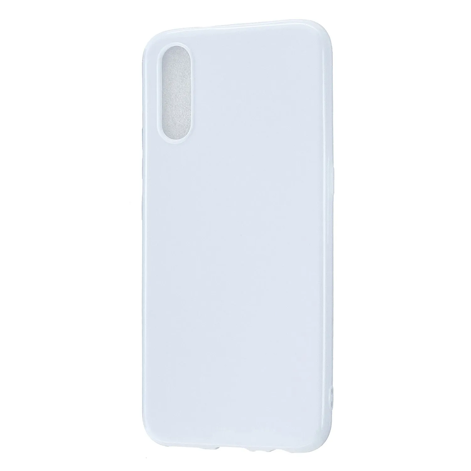 For VIVO IQOO Neo/Y97 Glossy TPU Phone Case Mobile Phone Soft Cover Anti-Slip Full Body Protection Milk white