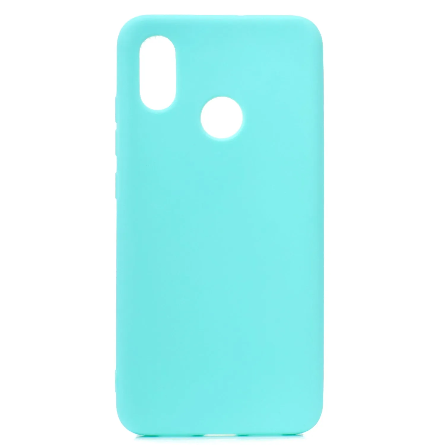 for XIAOMI Redmi S2 Lovely Candy Color Matte TPU Anti-scratch Non-slip Protective Cover Back Case red