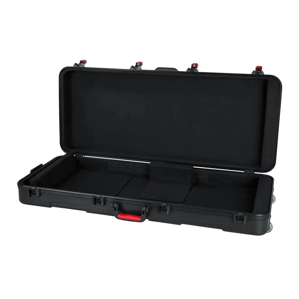 Gator GTSA-KEY61 TSA Series ATA Molded Polyethylene Keyboard Case with Wheels for 61-note Keyboards
