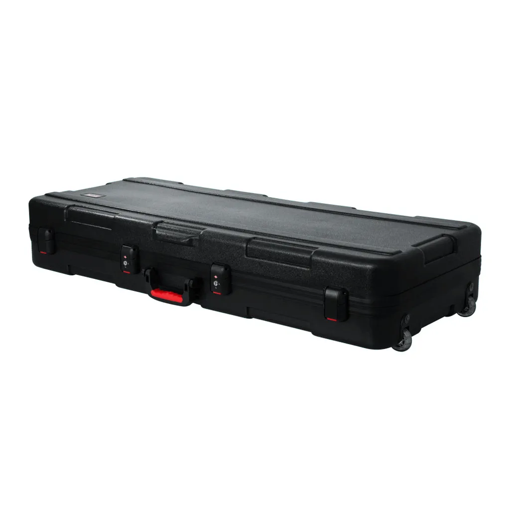 Gator GTSA-KEY61 TSA Series ATA Molded Polyethylene Keyboard Case with Wheels for 61-note Keyboards
