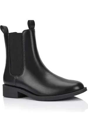 Grayson Chelsea Ankle Boots Black