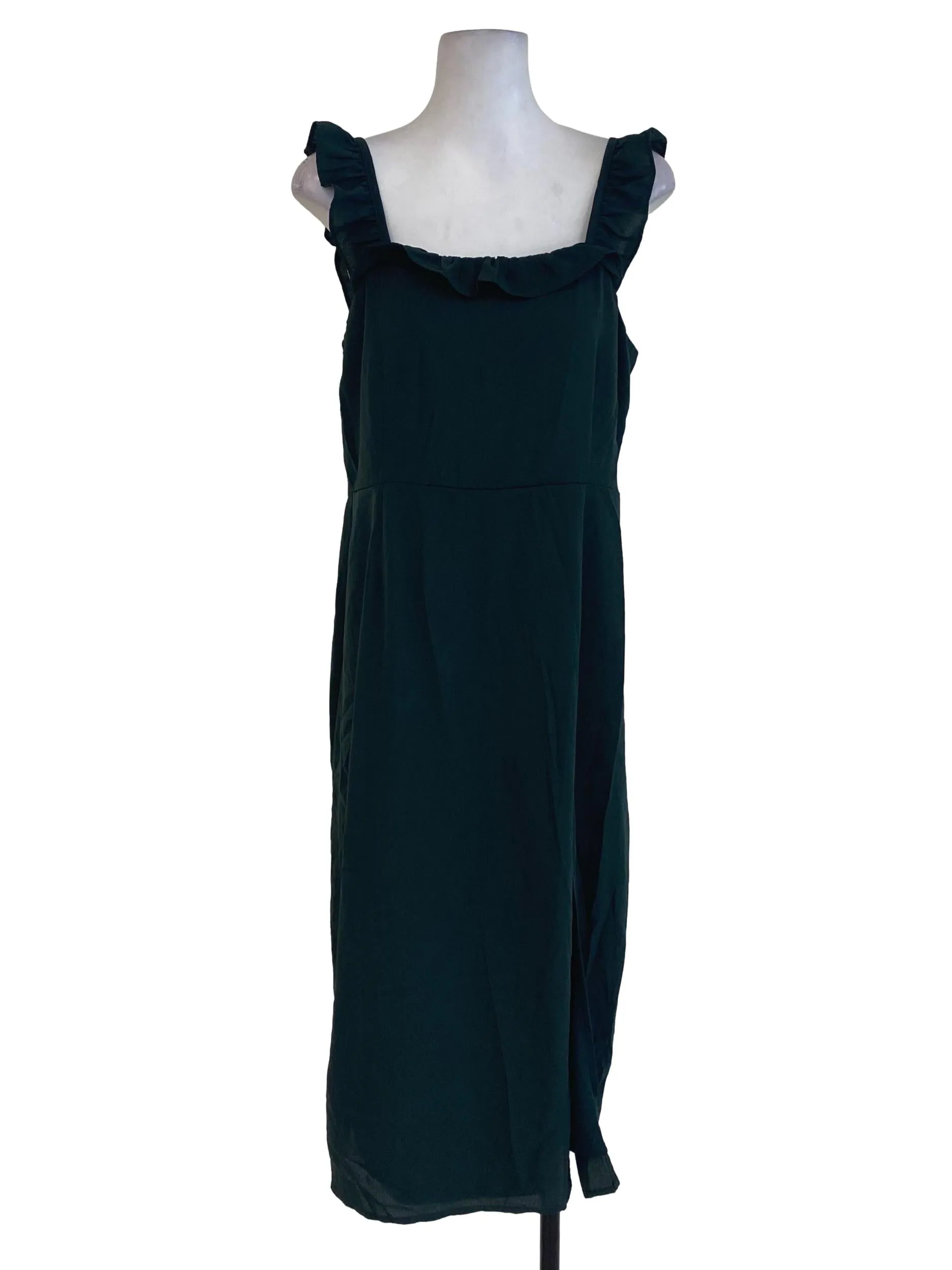 Green Slip Dress