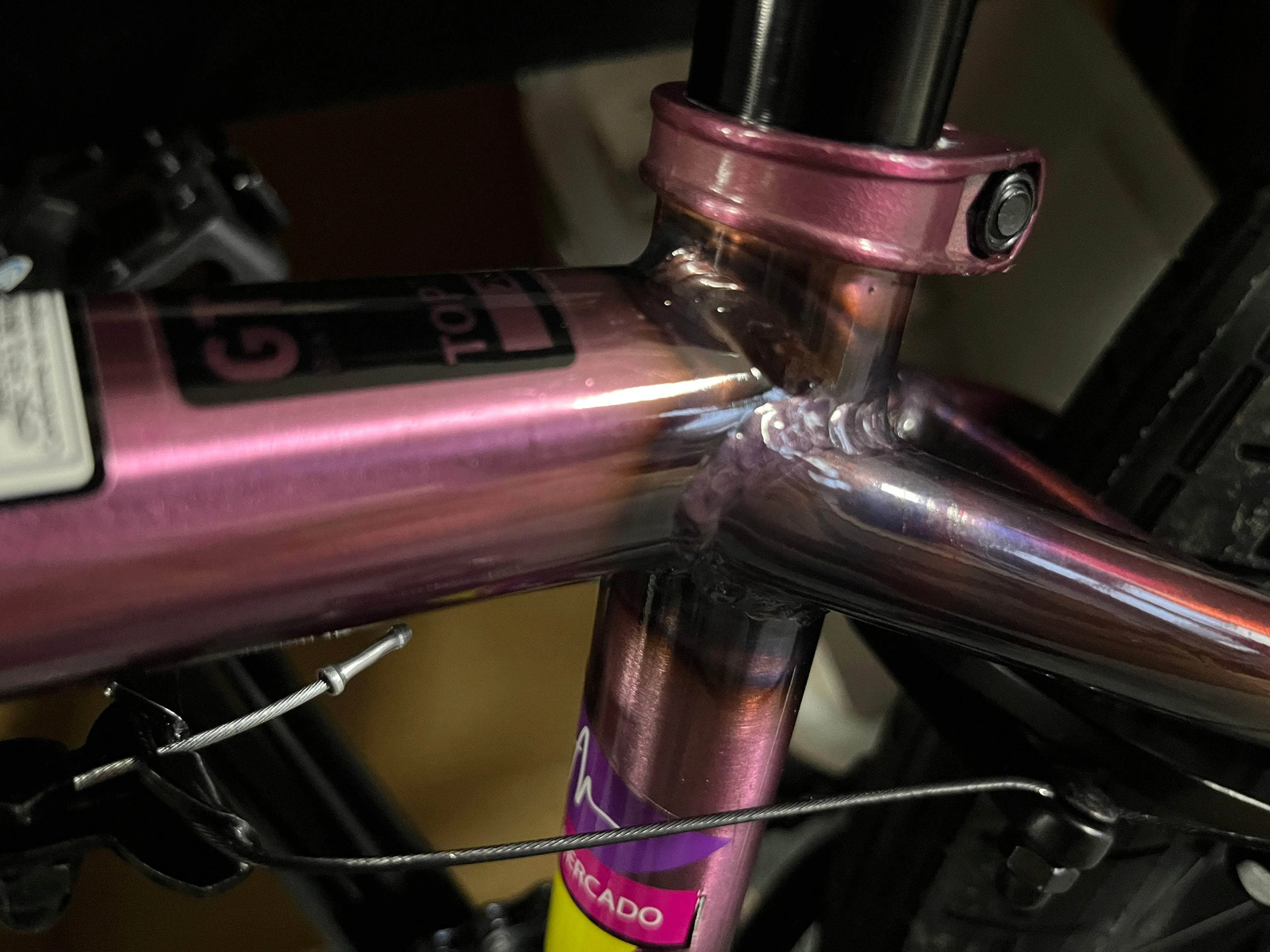 GT Slammer Mercado Bike Raspberry / Black Fade Flatland Edition