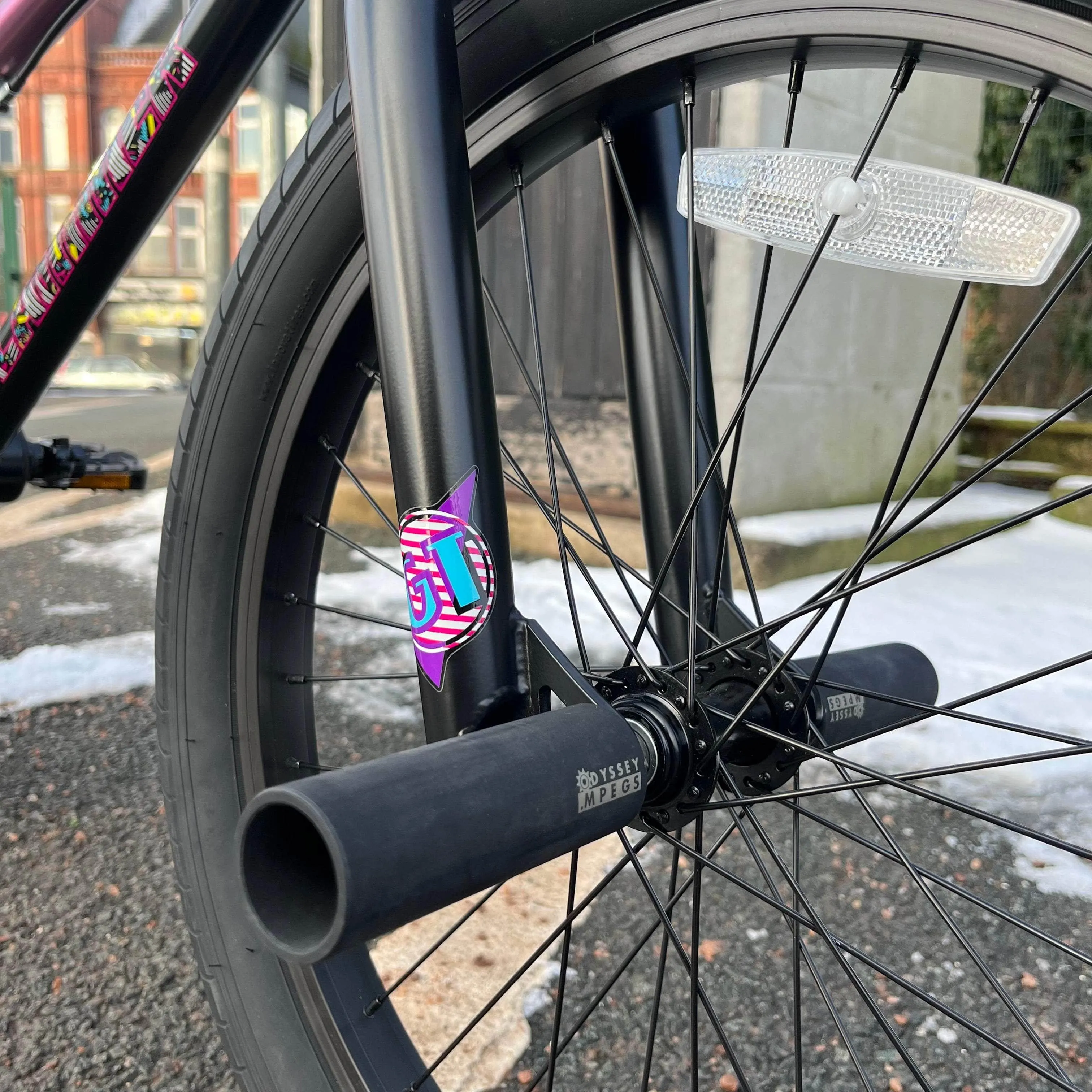 GT Slammer Mercado Bike Raspberry / Black Fade Flatland Edition