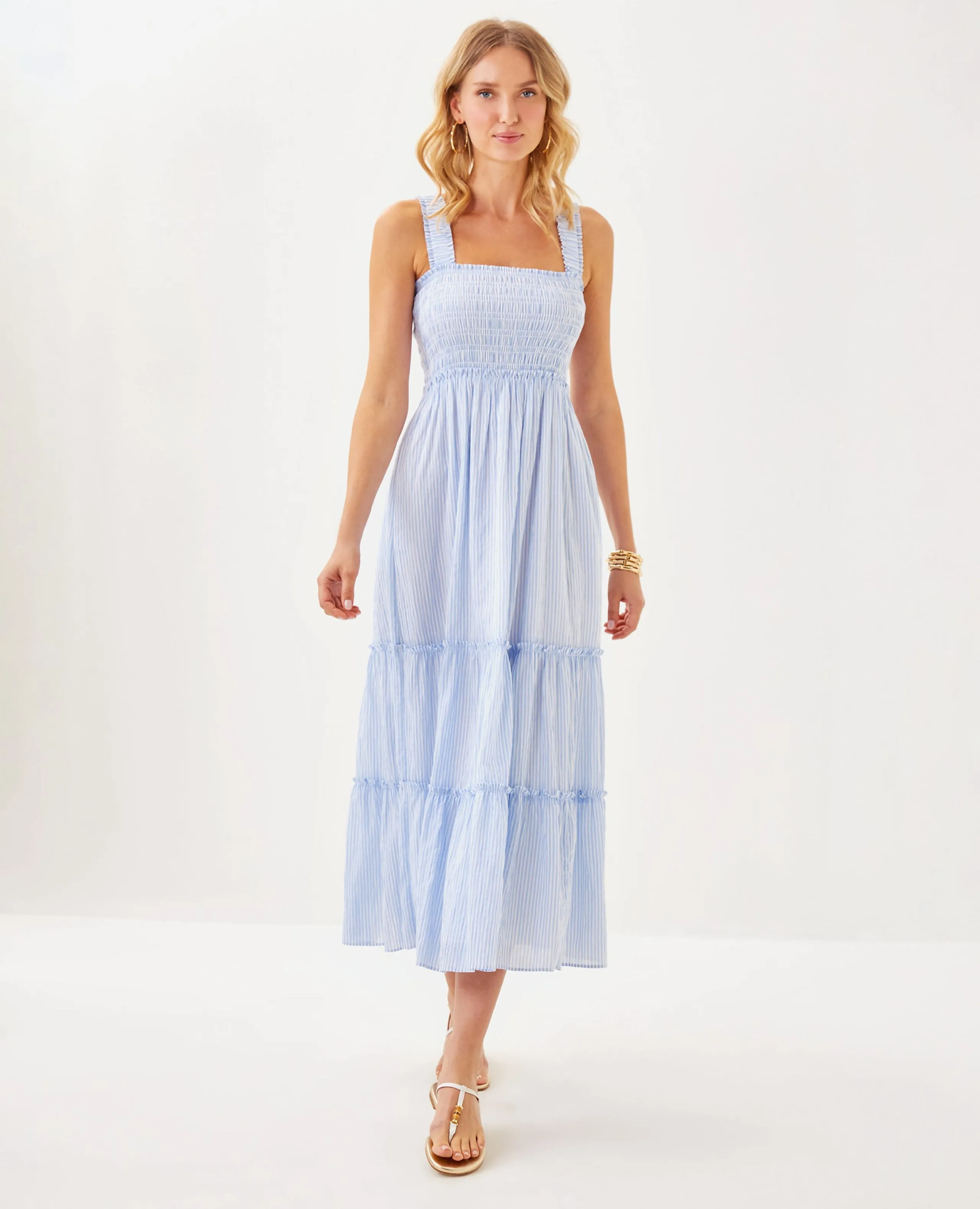 Hadly Smocked Maxi Dress