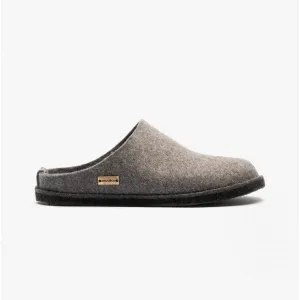 Haflinger SOFT Womens Wool Slippers Anthracite