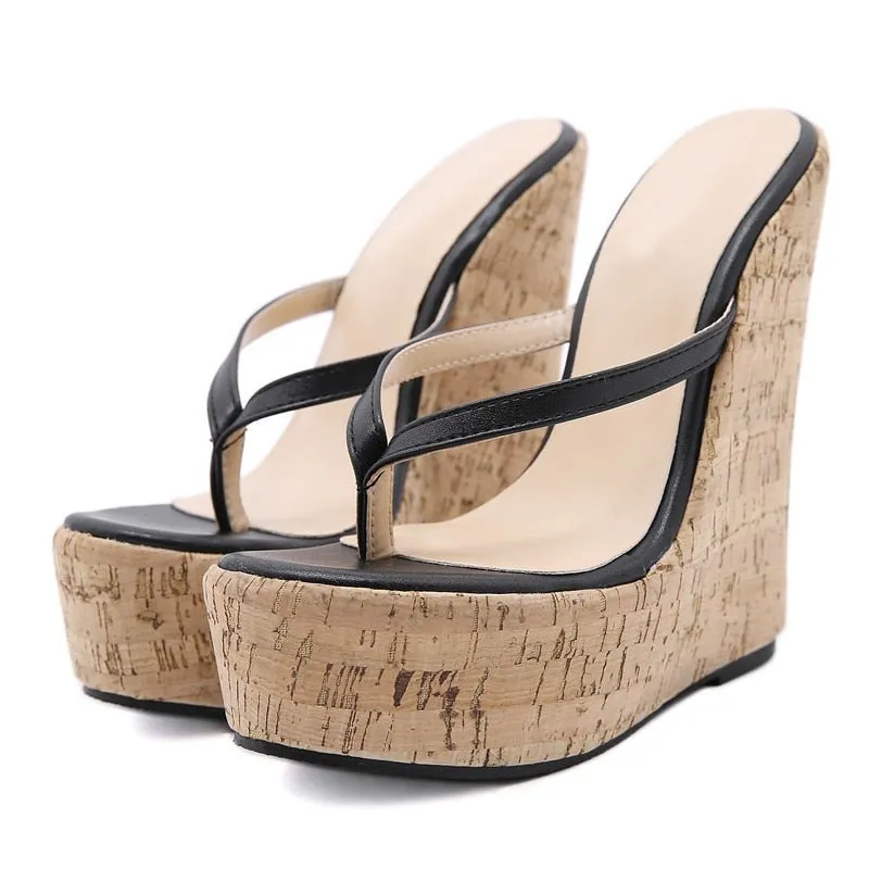 High Heel Platform Wedges