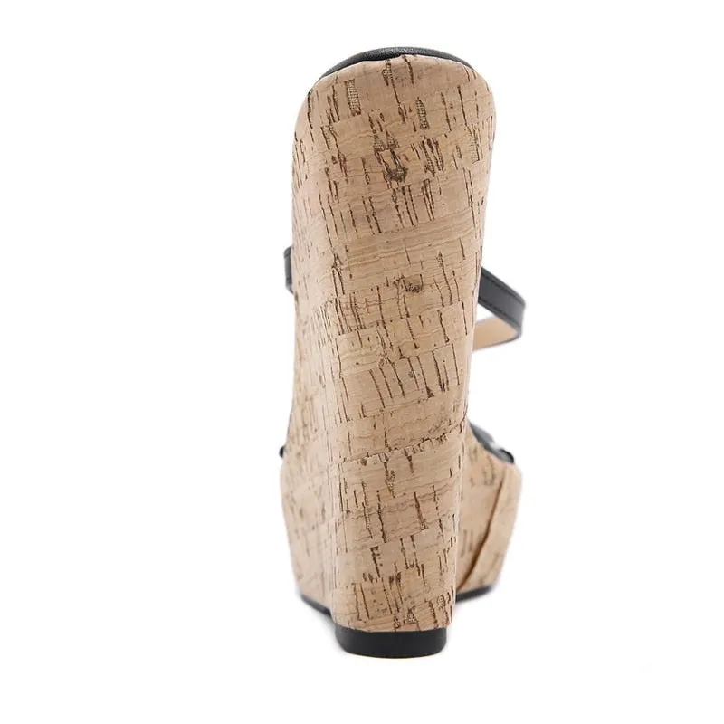High Heel Platform Wedges