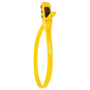 Hiplok Z-Lock Combo Security Tie Lock 50cm Yellow