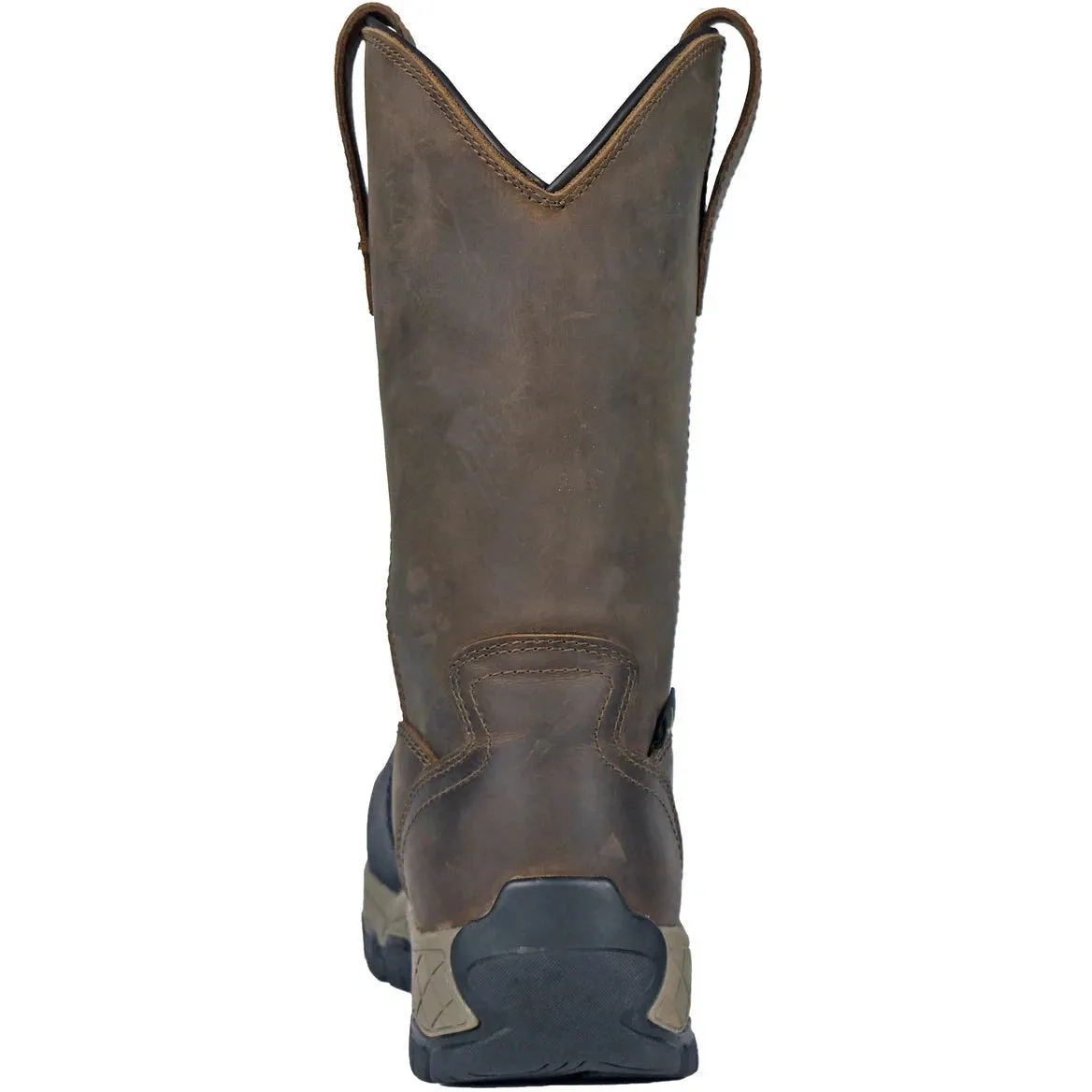 Hoss Men's Recon XRD 11" Composite Toe Met Guard Wellington Boot- Brown- 94031