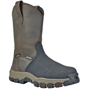 Hoss Men's Recon XRD 11" Composite Toe Met Guard Wellington Boot- Brown- 94031